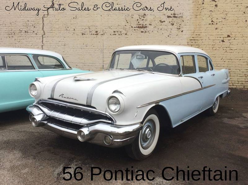 1956 Pontiac Chieftain for sale at MIDWAY AUTO SALES & CLASSIC CARS INC in Fort Smith AR