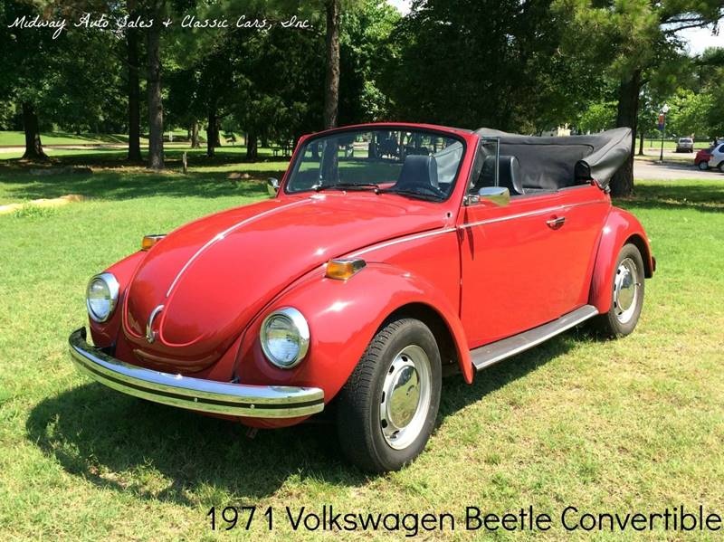 1971 Volkswagen Beetle Convertible for sale at MIDWAY AUTO SALES & CLASSIC CARS INC in Fort Smith AR
