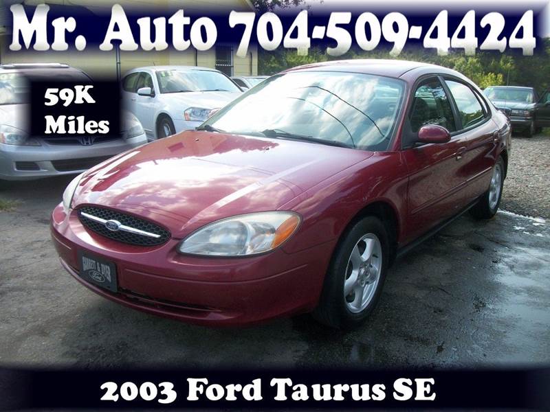 2003 Ford Taurus for sale at Mr Auto Sales in Charlotte NC
