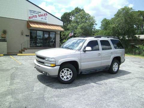 2005 Chevrolet Tahoe for sale at VICTORY LANE AUTO SALES in Port Richey FL