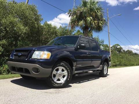 2002 Ford Explorer Sport Trac for sale at VICTORY LANE AUTO SALES in Port Richey FL