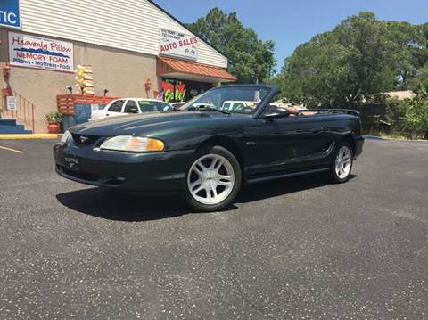 1998 Ford Mustang for sale at VICTORY LANE AUTO SALES in Port Richey FL
