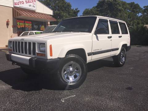 2001 Jeep Cherokee for sale at VICTORY LANE AUTO SALES in Port Richey FL