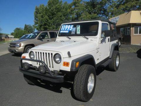 2001 Jeep Wrangler for sale at Pioneer Motors in Twin Falls ID