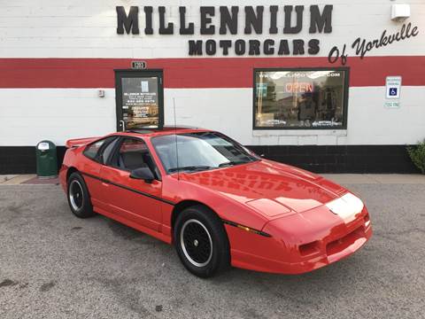 1988 Pontiac Fiero for sale at Millennium Motorcars in Yorkville IL