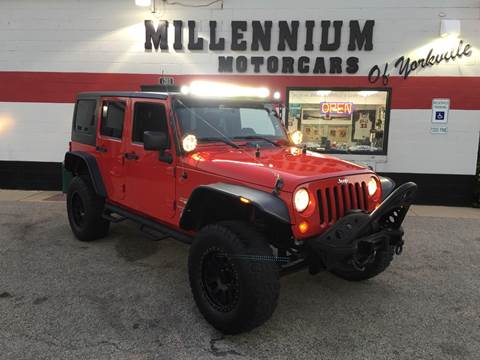 2012 Jeep Wrangler Unlimited for sale at Millennium Motorcars in Yorkville IL