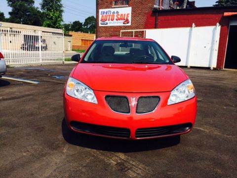 2007 Pontiac G6 for sale at BHM Auto Sales in Detroit MI