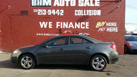 2007 Pontiac G6 for sale at BHM Auto Sales in Detroit MI