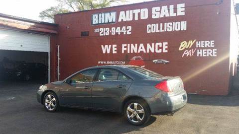 2008 Pontiac G6 for sale at BHM Auto Sales in Detroit MI