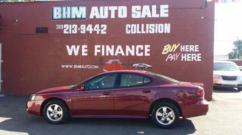 2006 Pontiac Grand Prix for sale at BHM Auto Sales in Detroit MI