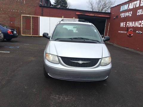 2002 Chrysler Town and Country for sale at BHM Auto Sales in Detroit MI