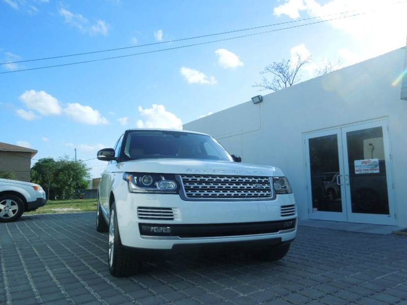 2016 Land Rover Range Rover for sale at MPH IMPORT & EXPORT INC in Miami FL