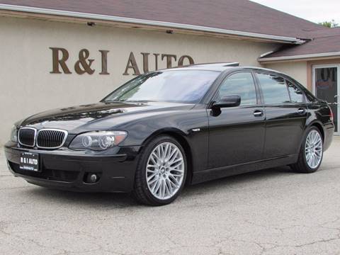 2007 BMW 7 Series for sale at R & I Auto in Lake Bluff IL