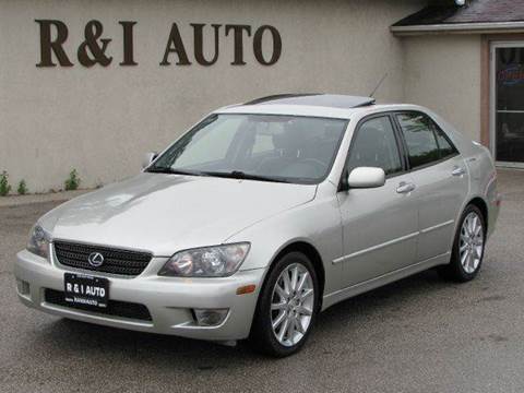 2005 Lexus IS 300 for sale at R & I Auto in Lake Bluff IL