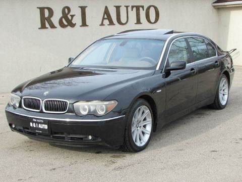 2004 BMW 7 Series for sale at R & I Auto in Lake Bluff IL