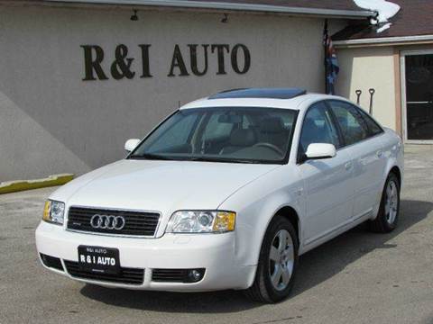 2002 Audi A6 for sale at R & I Auto in Lake Bluff IL
