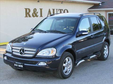 2003 Mercedes-Benz M-Class for sale at R & I Auto in Lake Bluff IL