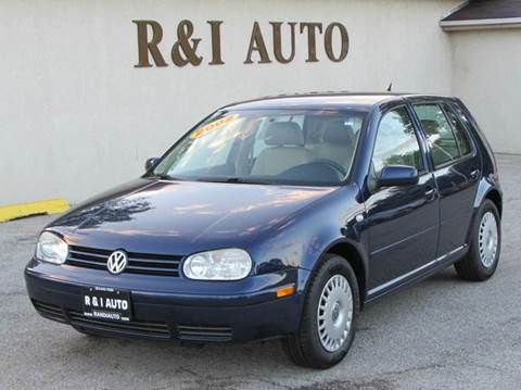 2002 Volkswagen Golf for sale at R & I Auto in Lake Bluff IL