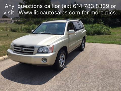 2003 Toyota Highlander for sale at Lido Auto Sales in Columbus OH