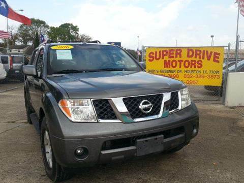 2006 Nissan Pathfinder for sale at SUPER DRIVE MOTORS in Houston TX