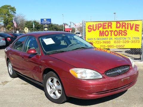 2003 Ford Taurus for sale at SUPER DRIVE MOTORS in Houston TX
