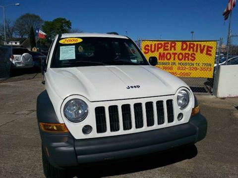 2006 Jeep Liberty for sale at SUPER DRIVE MOTORS in Houston TX