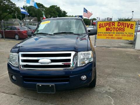 2008 Ford Expedition EL for sale at SUPER DRIVE MOTORS in Houston TX