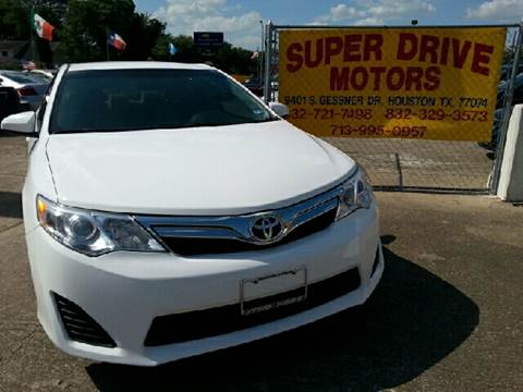 2013 Toyota Camry for sale at SUPER DRIVE MOTORS in Houston TX