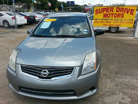 2010 Nissan Sentra for sale at SUPER DRIVE MOTORS in Houston TX