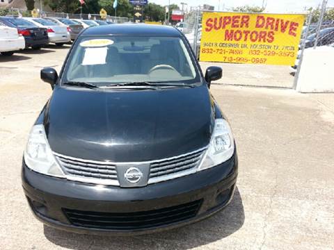 2009 Nissan Versa for sale at SUPER DRIVE MOTORS in Houston TX