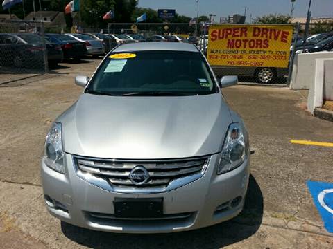2012 Nissan Altima for sale at SUPER DRIVE MOTORS in Houston TX