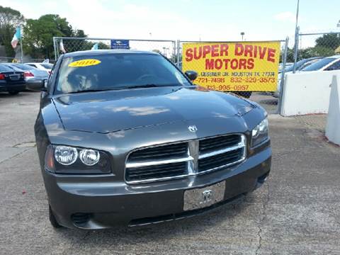 2010 Dodge Charger for sale at SUPER DRIVE MOTORS in Houston TX