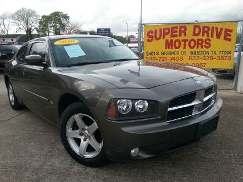 2010 Dodge Charger for sale at SUPER DRIVE MOTORS in Houston TX