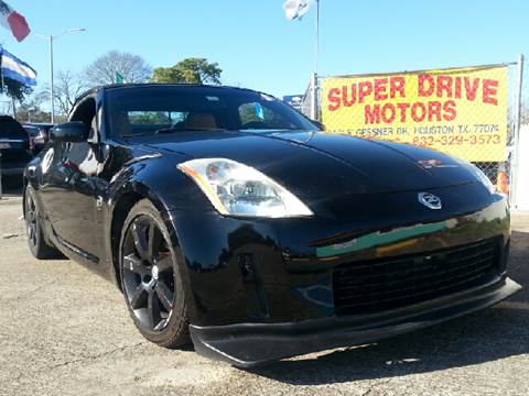 2005 Nissan 350Z for sale at SUPER DRIVE MOTORS in Houston TX