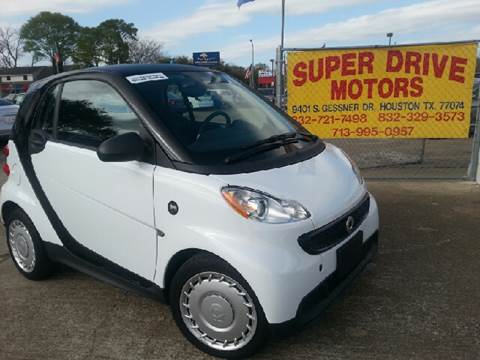 2013 Smart fortwo for sale at SUPER DRIVE MOTORS in Houston TX
