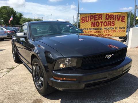 2006 Ford Mustang for sale at SUPER DRIVE MOTORS in Houston TX