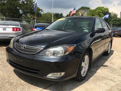 2003 Toyota Camry for sale at SUPER DRIVE MOTORS in Houston TX