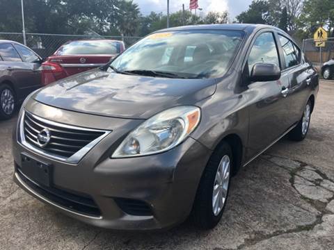 2013 Nissan Versa for sale at SUPER DRIVE MOTORS in Houston TX