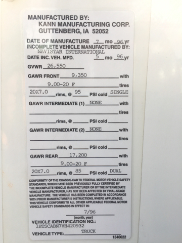 1997 Navistar International  4700