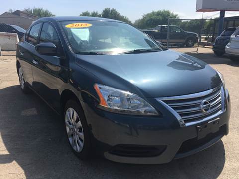 2013 Nissan Sentra for sale at SUPER DRIVE MOTORS in Houston TX