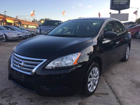 2014 Nissan Sentra for sale at SUPER DRIVE MOTORS in Houston TX