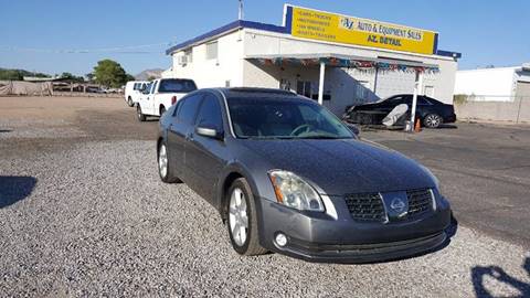 2004 Nissan Maxima for sale at AZ Auto and Equipment Sales in Mesa AZ