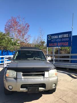 2003 Nissan Frontier for sale at SIGMA MOTORS USA in Orlando FL