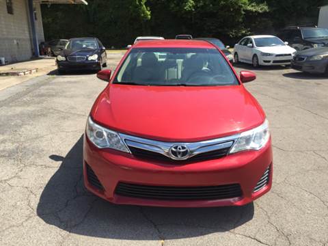 2012 Toyota Camry for sale at T J's Auto Sales in Nashville TN