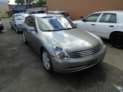 2004 Infiniti G35 for sale at Dream Cars 4 U in Hollywood FL