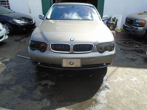 2003 BMW 7 Series for sale at Dream Cars 4 U in Hollywood FL