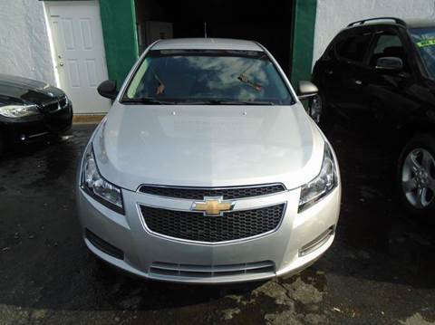 2012 Chevrolet Cruze for sale at Dream Cars 4 U in Hollywood FL