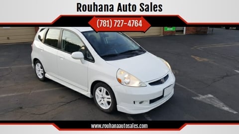 2007 Honda Fit for sale at Rouhana Auto Sales in Norwood MA