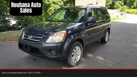 2006 Honda CR-V for sale at Rouhana Auto Sales in Norwood MA