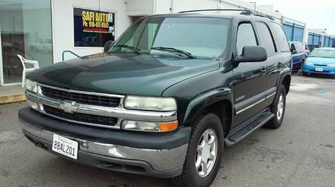 2002 Chevrolet Tahoe for sale at Safi Auto in Sacramento CA